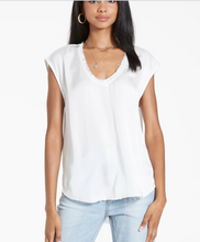 Load image into Gallery viewer, Yanis Silk Top in White
