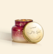 Load image into Gallery viewer, Tinsel and Spice Glam Signature Jar Candle - 19 oz
