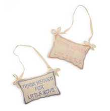 Load image into Gallery viewer, Thank Heaven Embroidered Door Hanger
