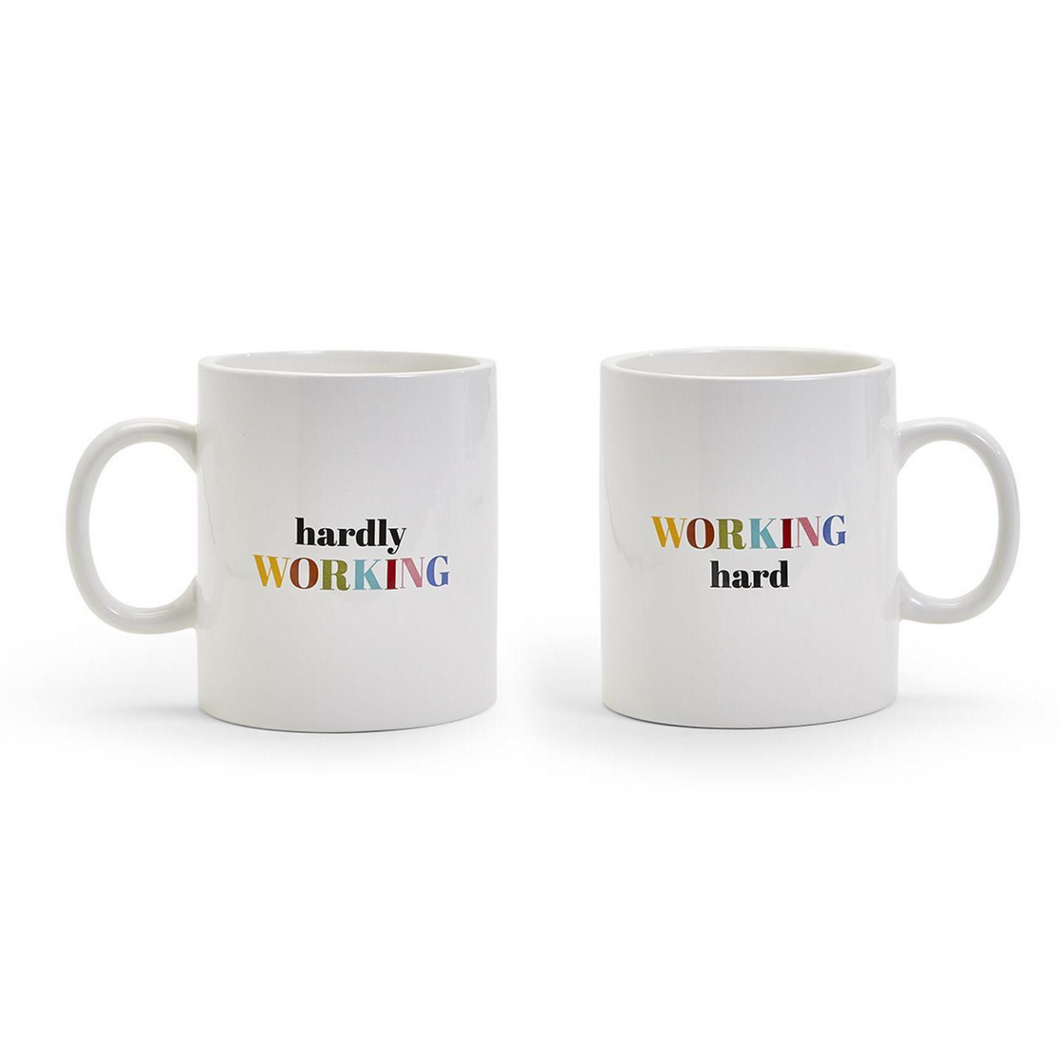 Working Hard Mug and Out of Office Socks Gift Set