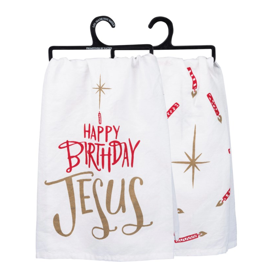 Happy Birthday Jesus Towel