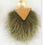 Load image into Gallery viewer, Hammered Post-Fur Pendant
