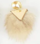 Load image into Gallery viewer, Hammered Post-Fur Pendant
