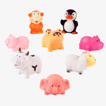 Load image into Gallery viewer, Animal Party Squirtie Baby Bath Toys
