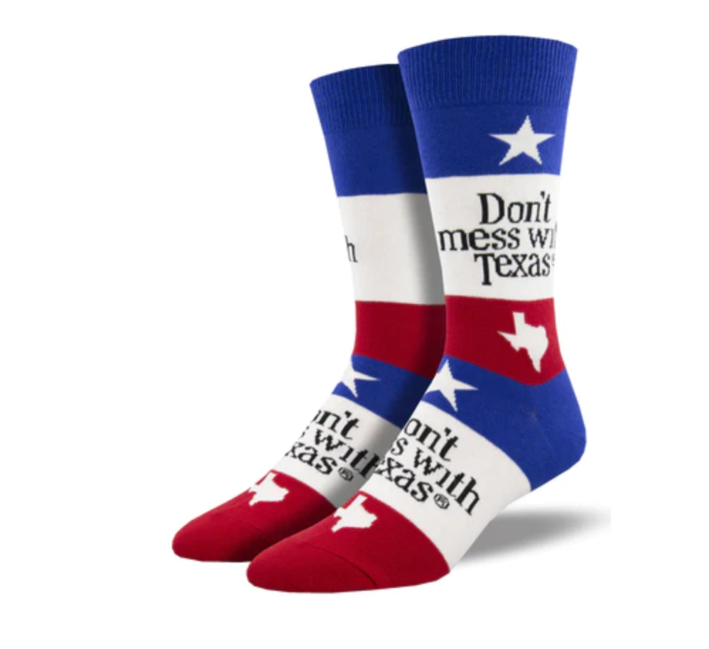 Men's Don't Mess With Texas Socks