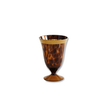 Load image into Gallery viewer, Gold Tortoise Wine Glass
