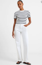 Load image into Gallery viewer, Rallie Stripe Cropped Tee
