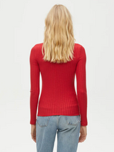 Load image into Gallery viewer, Ama Ribbed Top in Red
