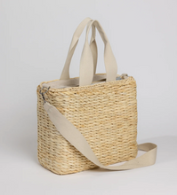 Load image into Gallery viewer, Straw Cooler Tote
