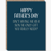 Load image into Gallery viewer, Father&#39;s Day Card in Blue
