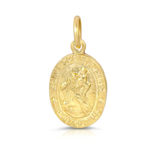 Load image into Gallery viewer, Mini Saint Christopher Necklace
