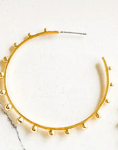 Load image into Gallery viewer, Studded Hoops
