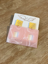 Load image into Gallery viewer, Acrylic Rectangle Earrings
